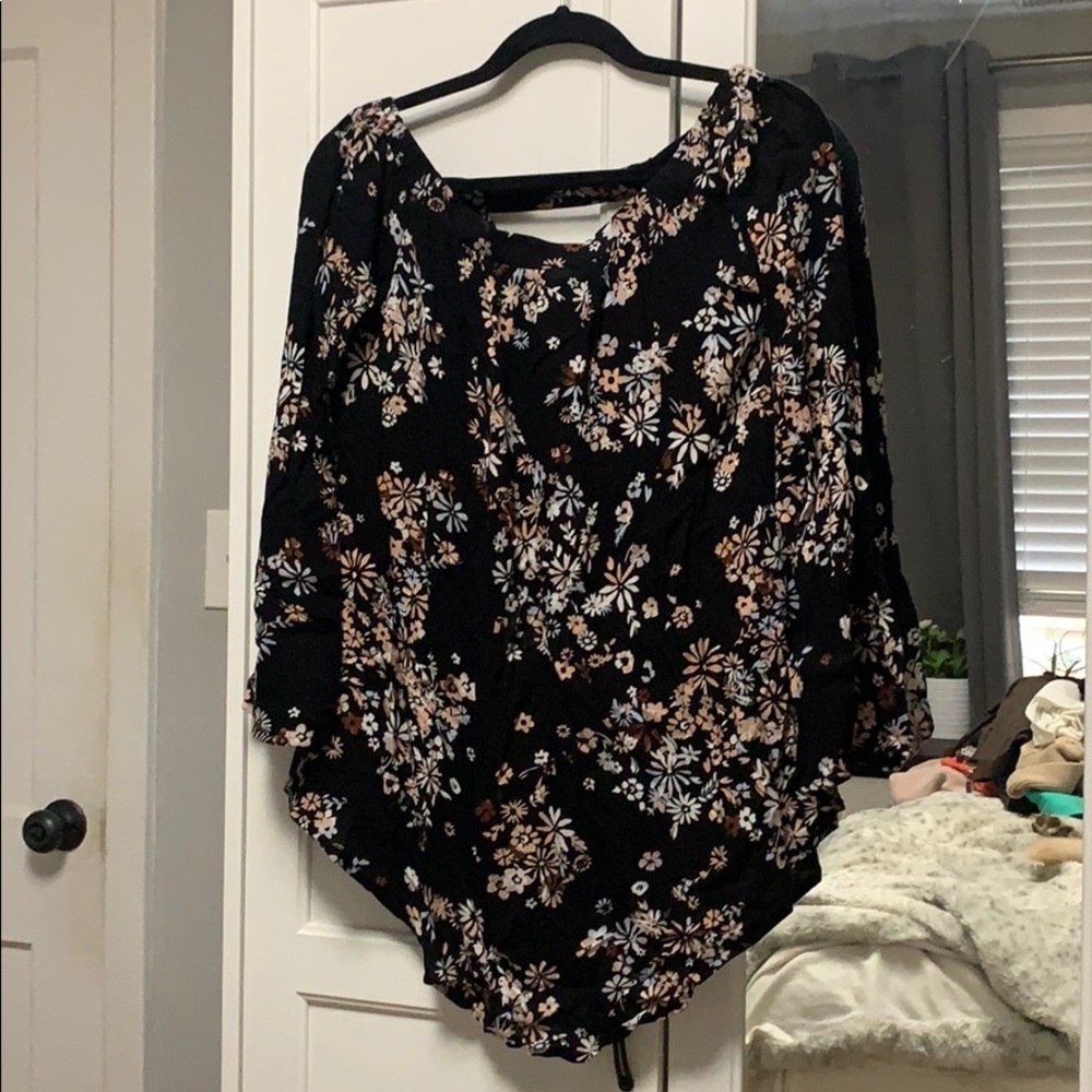 B.P. Off the shoulder, long sleeve top